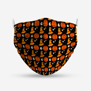 mascarilla infantil hallowen pumpkin