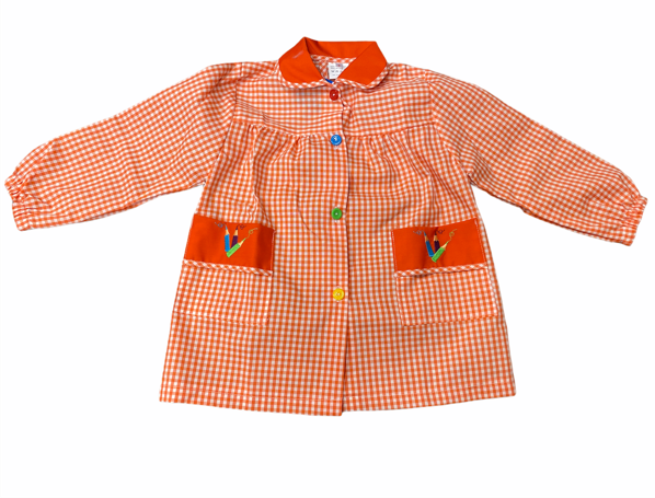 BATA ESCOLAR BOTONES TOSTON NARANJA – Pinkeboo